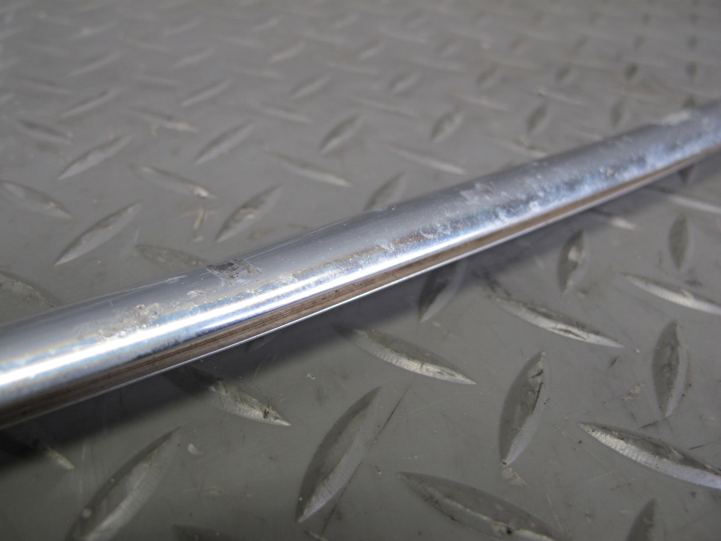77-85 Mercedes W123 Front Windshield Exterior A Pillar Chrome Trim Molding Set
