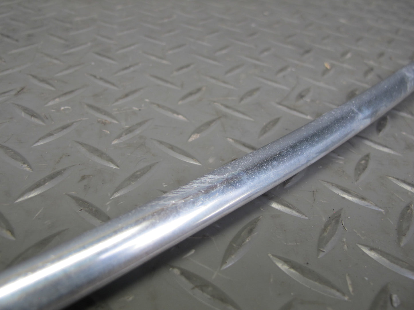 77-85 Mercedes W123 Front Windshield Exterior A Pillar Chrome Trim Molding Set