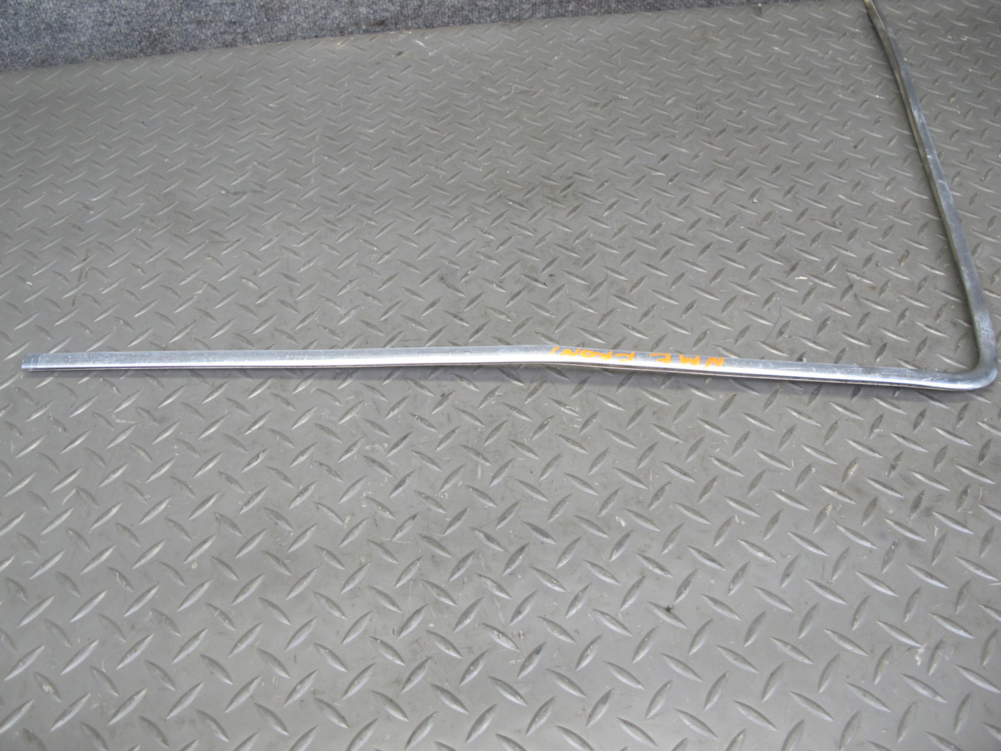 77-85 Mercedes W123 Front Windshield Exterior A Pillar Chrome Trim Molding Set