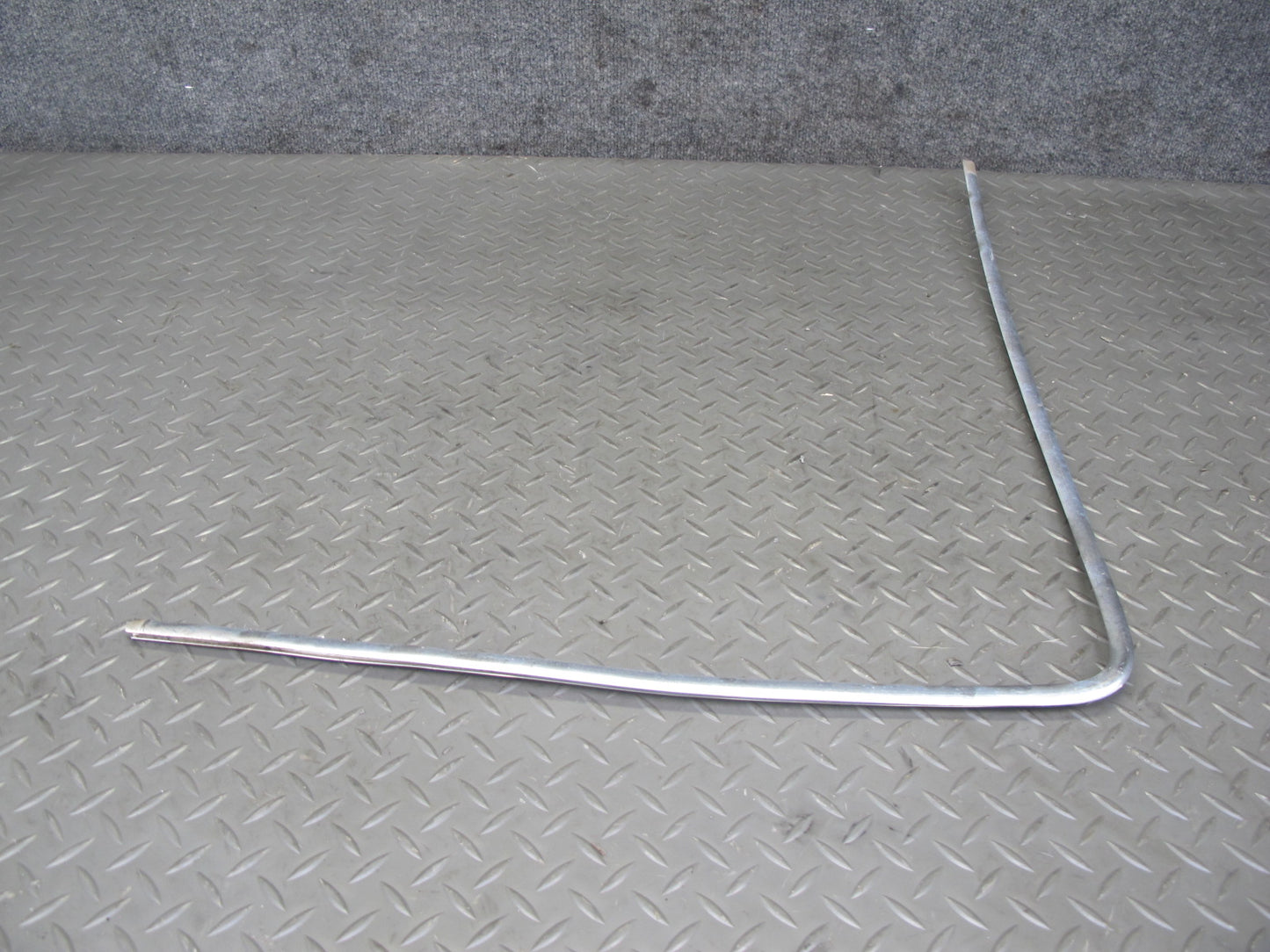 77-85 Mercedes W123 Front Windshield Exterior A Pillar Chrome Trim Molding Set