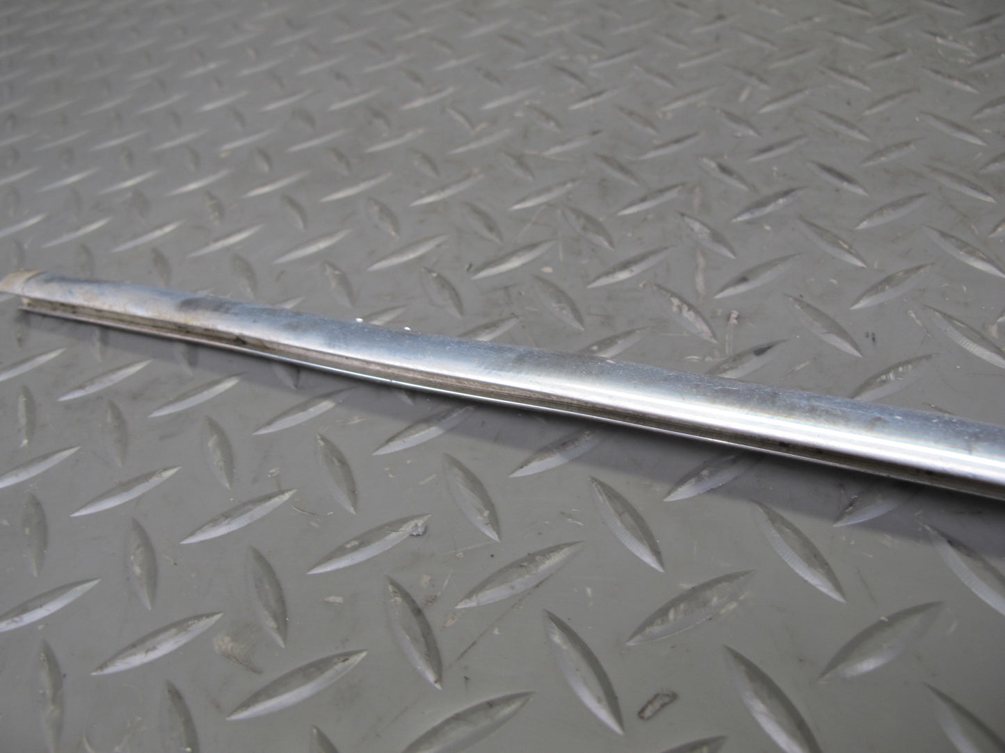 77-85 Mercedes W123 Front Windshield Exterior A Pillar Chrome Trim Molding Set