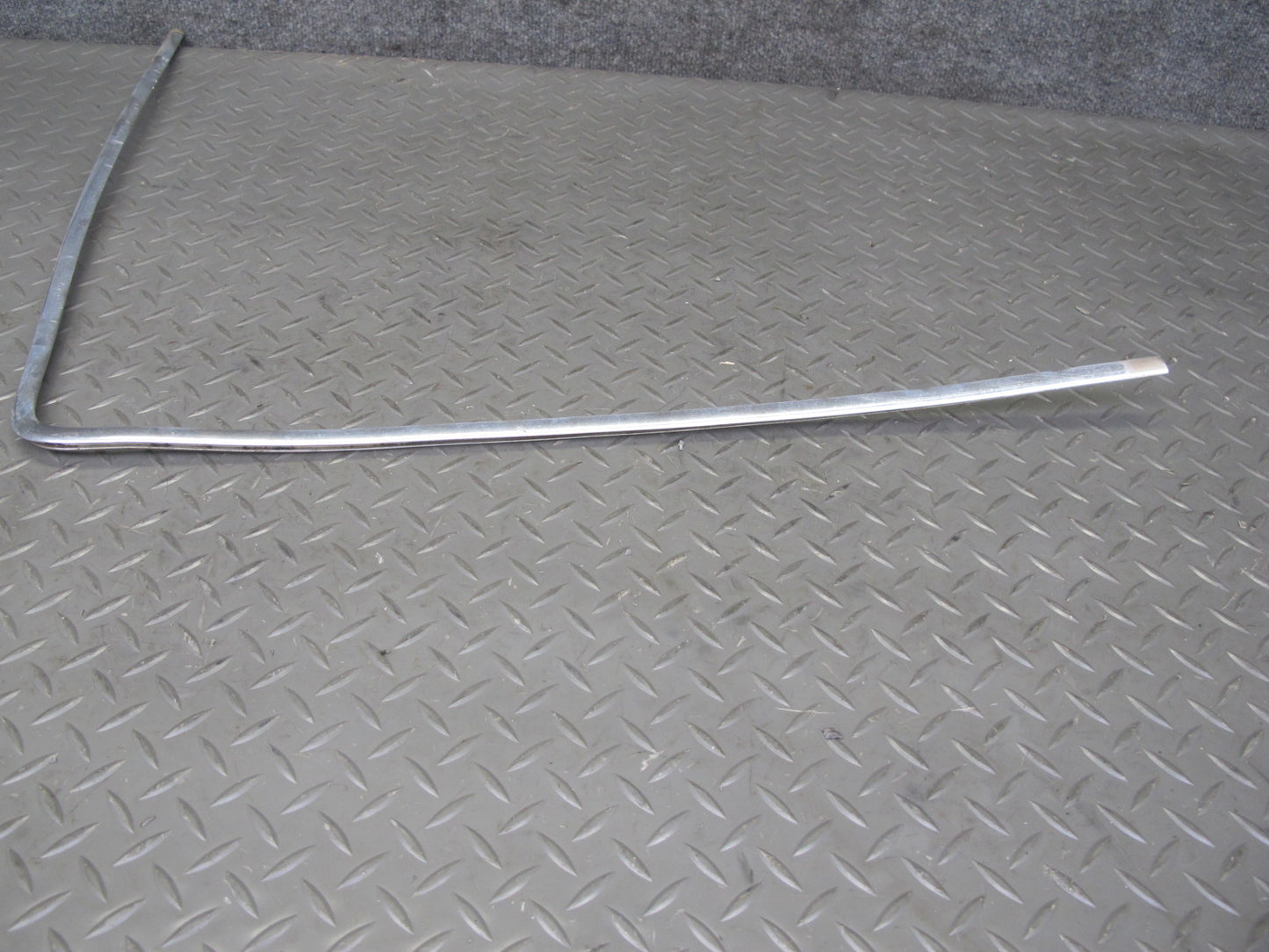77-85 Mercedes W123 Front Windshield Exterior A Pillar Chrome Trim Molding Set