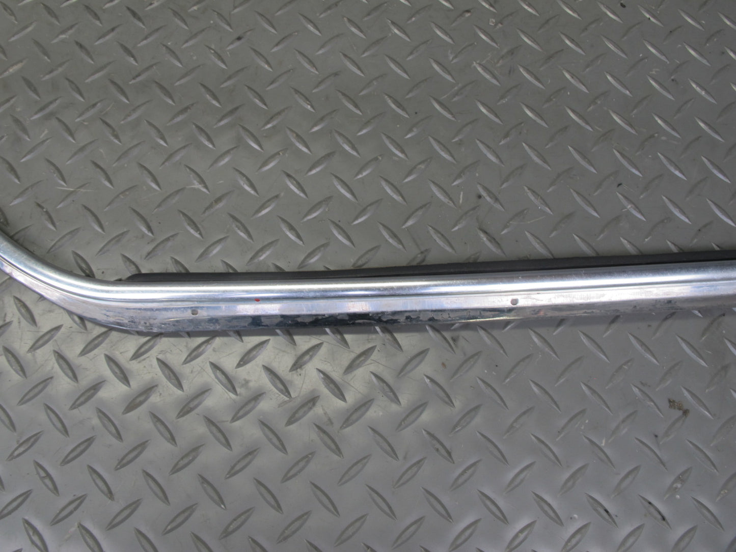 77-85 Mercedes W123 Sedan Left & Right Door Upper Roof Chrome Trim Molding Set