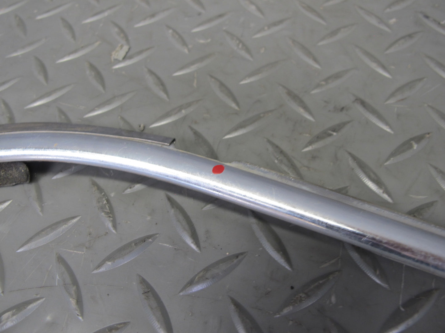 77-85 Mercedes W123 Sedan Left & Right Door Upper Roof Chrome Trim Molding Set