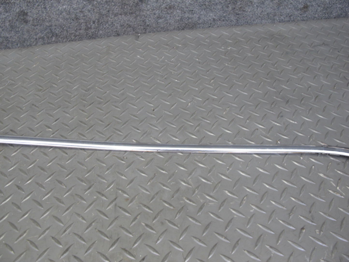 77-85 Mercedes W123 Sedan Left & Right Door Upper Roof Chrome Trim Molding Set