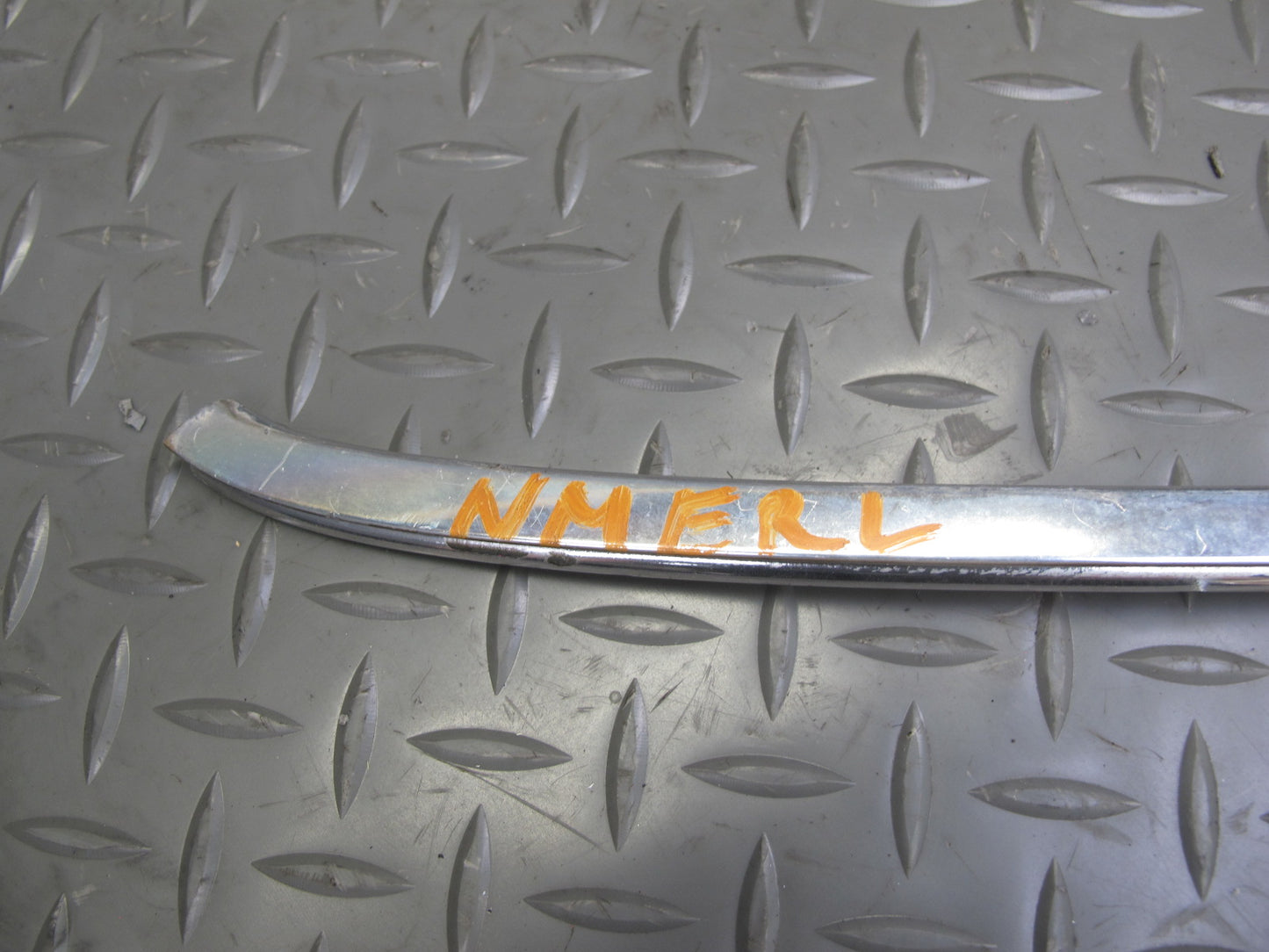 77-85 Mercedes W123 Sedan Front & Rear Left Door Chrome Trim Molding Set OEM