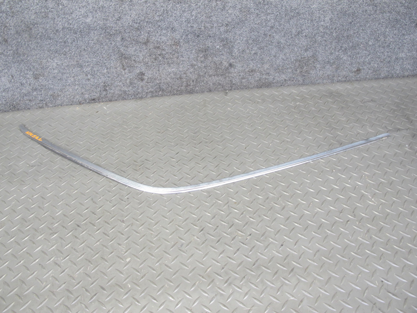77-85 Mercedes W123 Sedan Front & Rear Left Door Chrome Trim Molding Set OEM