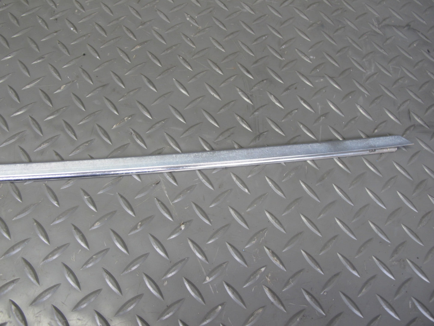 77-85 Mercedes W123 Sedan Front & Rear Left Door Chrome Trim Molding Set OEM