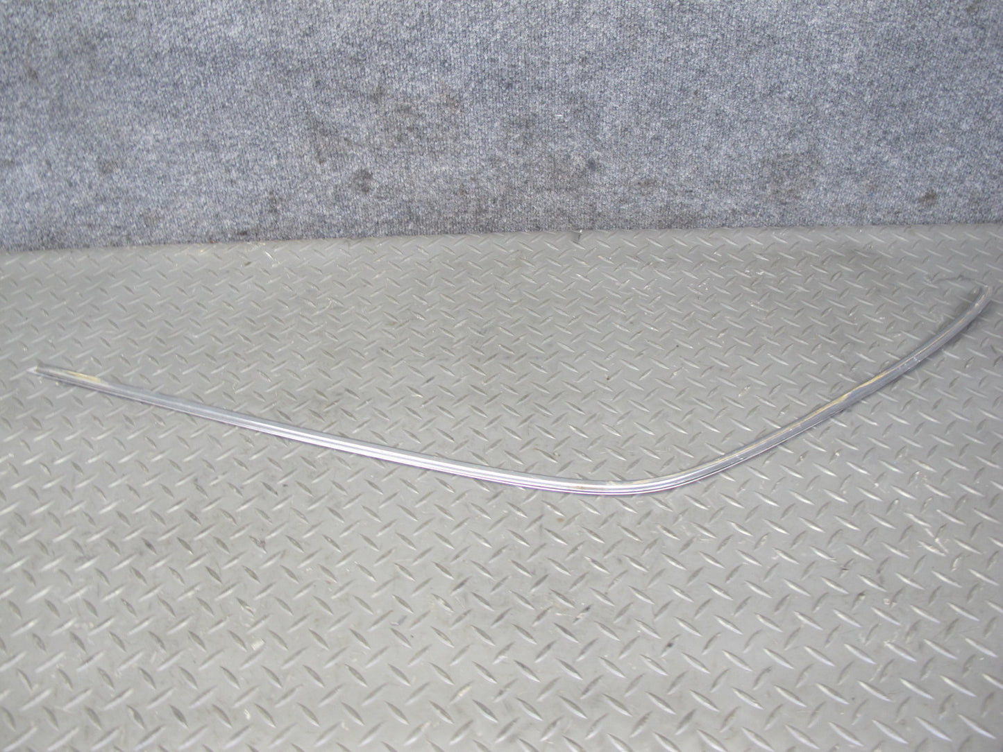 77-85 Mercedes W123 Sedan Front & Rear Left Door Chrome Trim Molding Set OEM