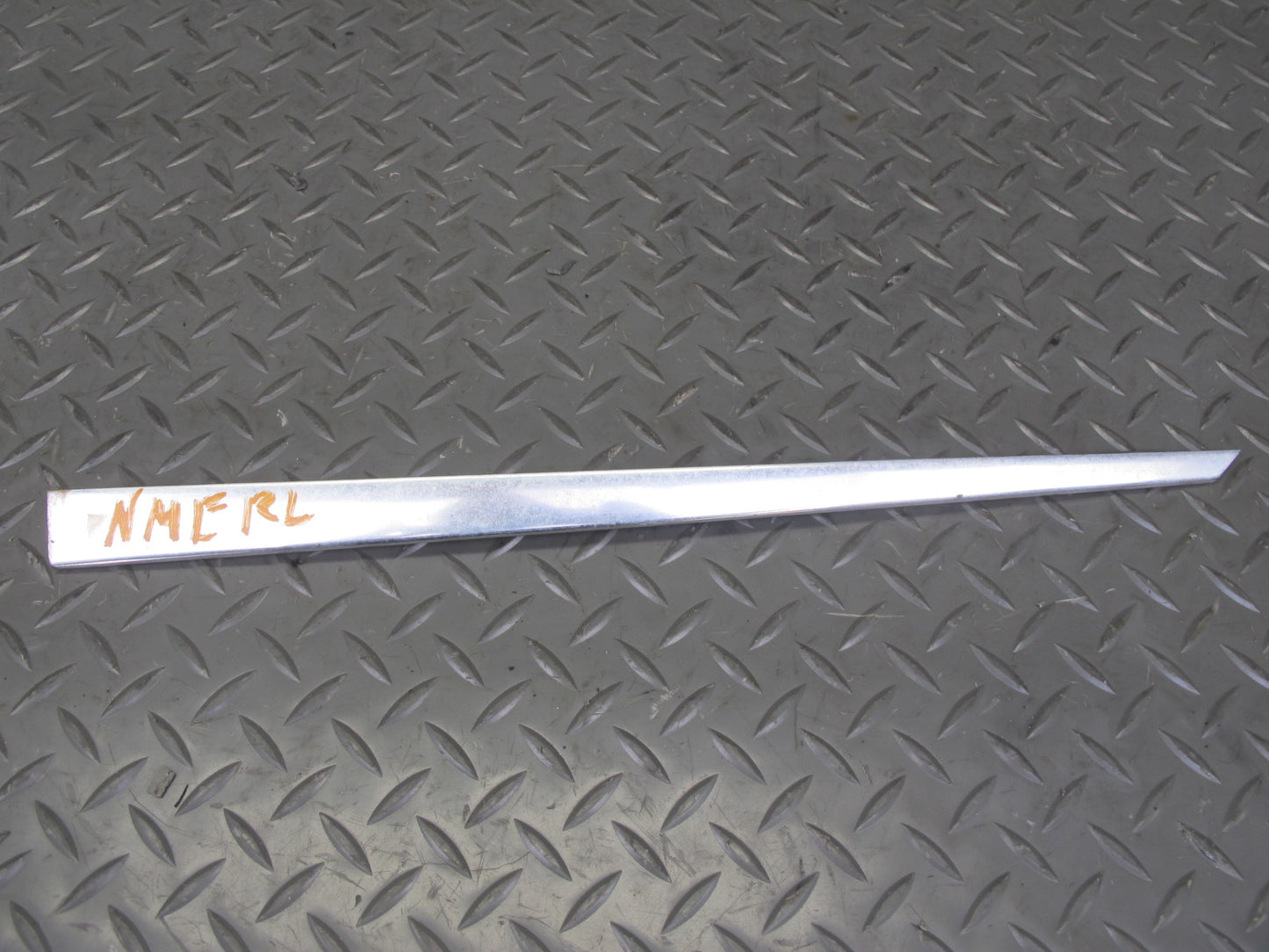 77-85 Mercedes W123 Sedan Front & Rear Left Door Chrome Trim Molding Set OEM