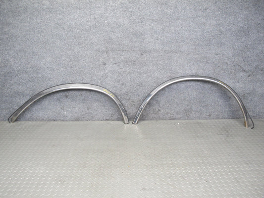 77-85 Mercedes W123 Set of 2 Rear Wheel Arch Fender Flare Chrome Trim Cover OEM