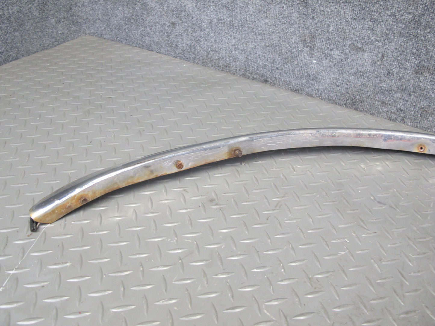 77-85 Mercedes W123 Set of 2 Rear Wheel Arch Fender Flare Chrome Trim Cover OEM