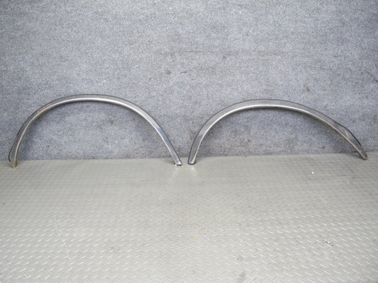 77-85 Mercedes W123 Set of 2 Front Wheel Arch Fender Flare Chrome Trim Cover OEM