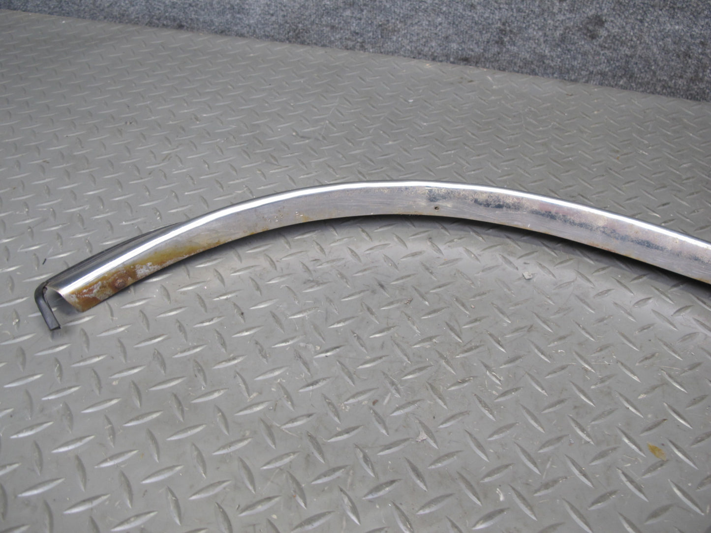 77-85 Mercedes W123 Set of 2 Front Wheel Arch Fender Flare Chrome Trim Cover OEM