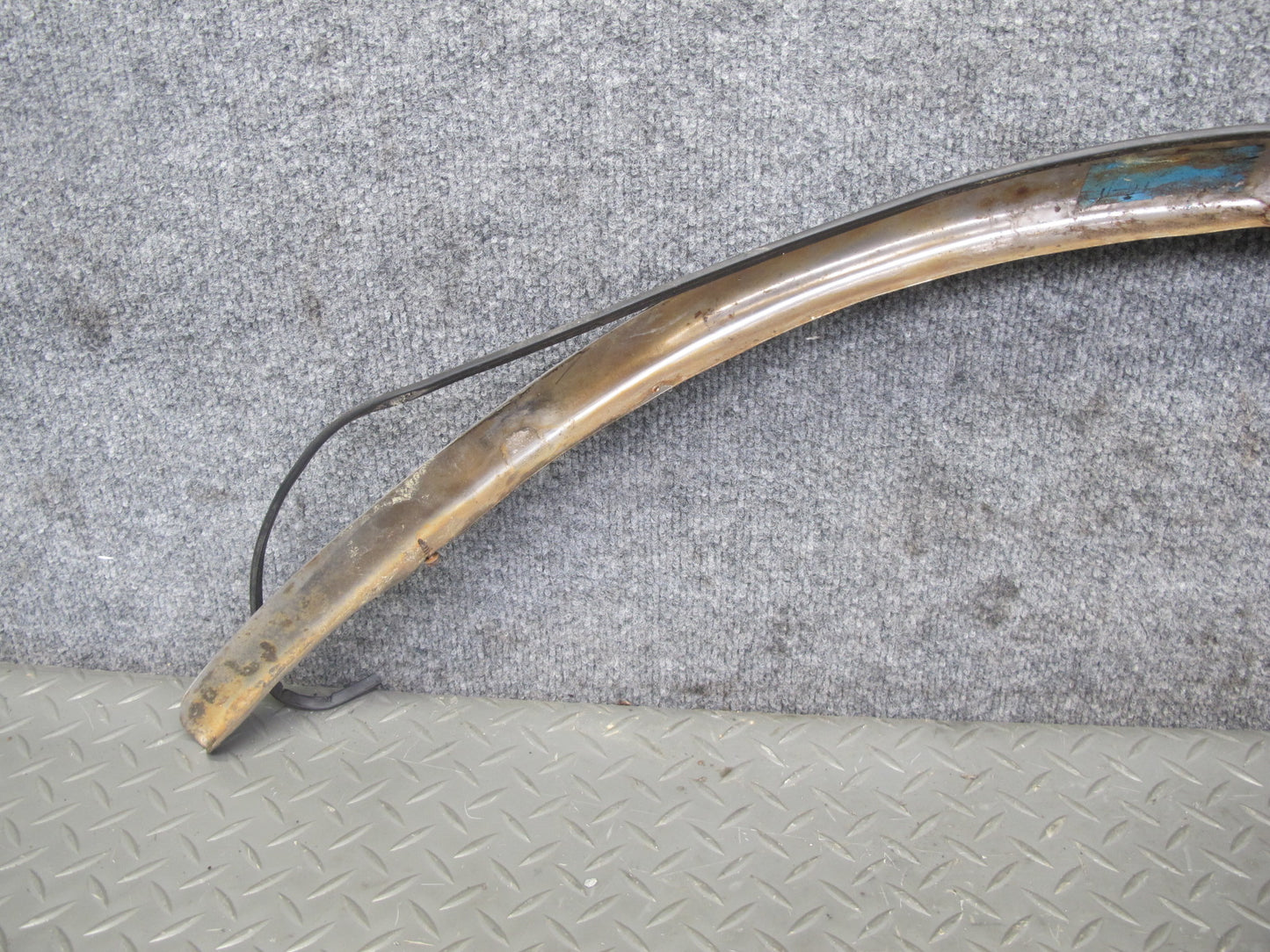 77-85 Mercedes W123 Set of 2 Front Wheel Arch Fender Flare Chrome Trim Cover OEM