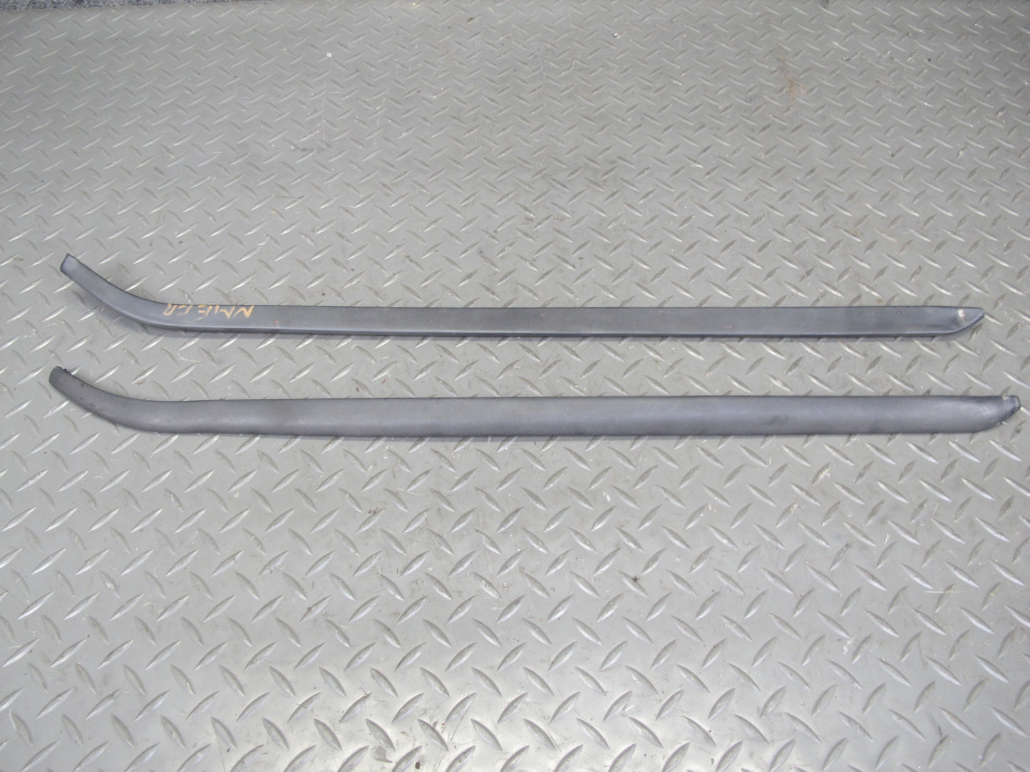 77-85 Mercedes W123 Sedan Set of 2 Front A Pillar Garnish Trim Molding Cover OEM