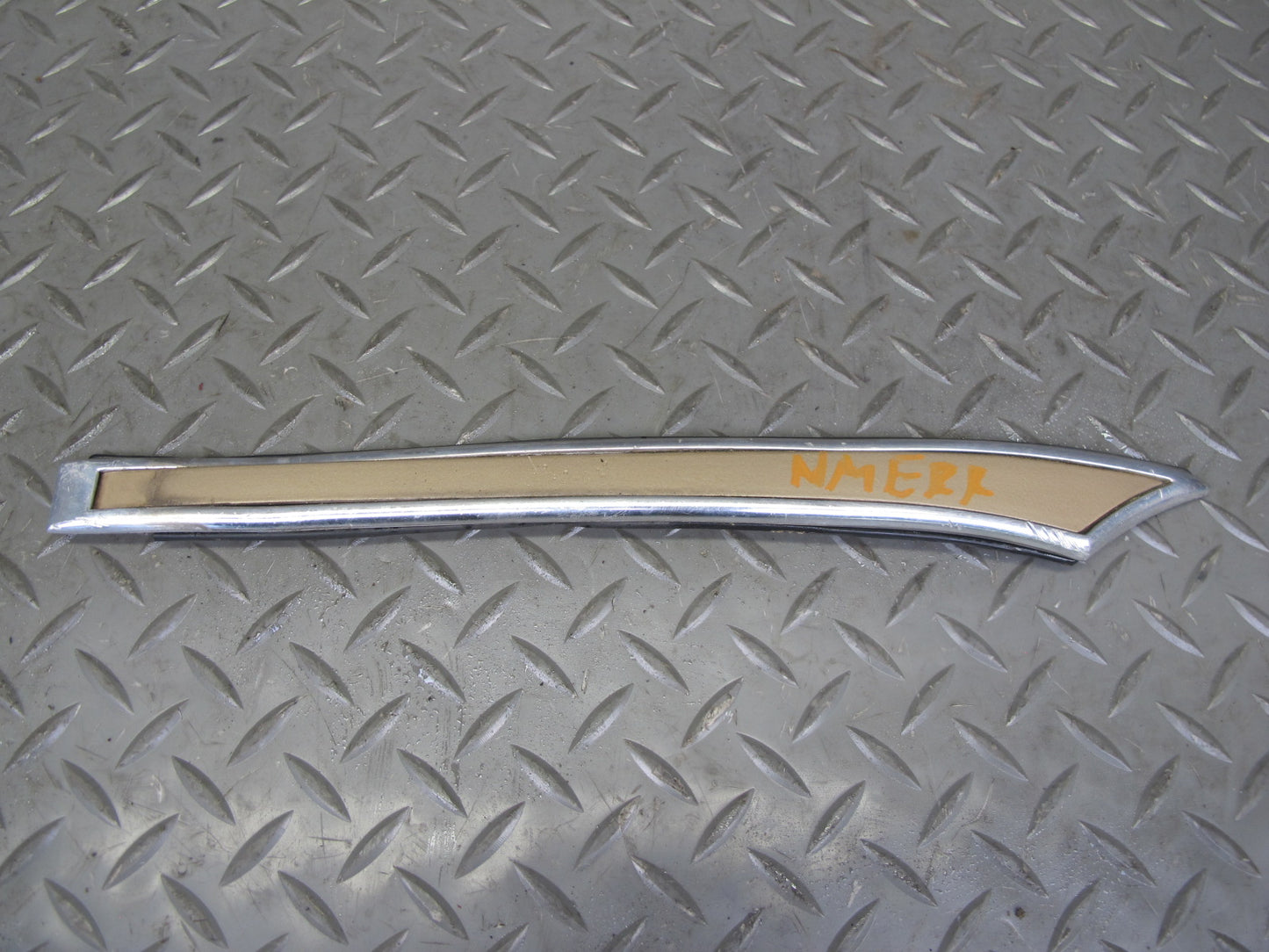 77-85 Mercedes W123 Sedan Set of 2 Rear Quarter C Pillar Trim Molding OEM
