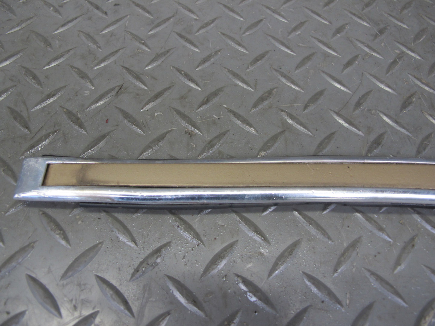 77-85 Mercedes W123 Sedan Set of 2 Rear Quarter C Pillar Trim Molding OEM