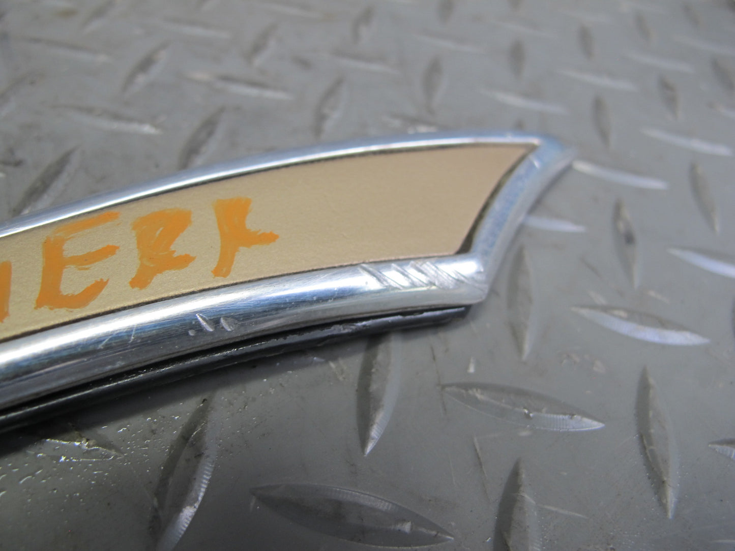 77-85 Mercedes W123 Sedan Set of 2 Rear Quarter C Pillar Trim Molding OEM