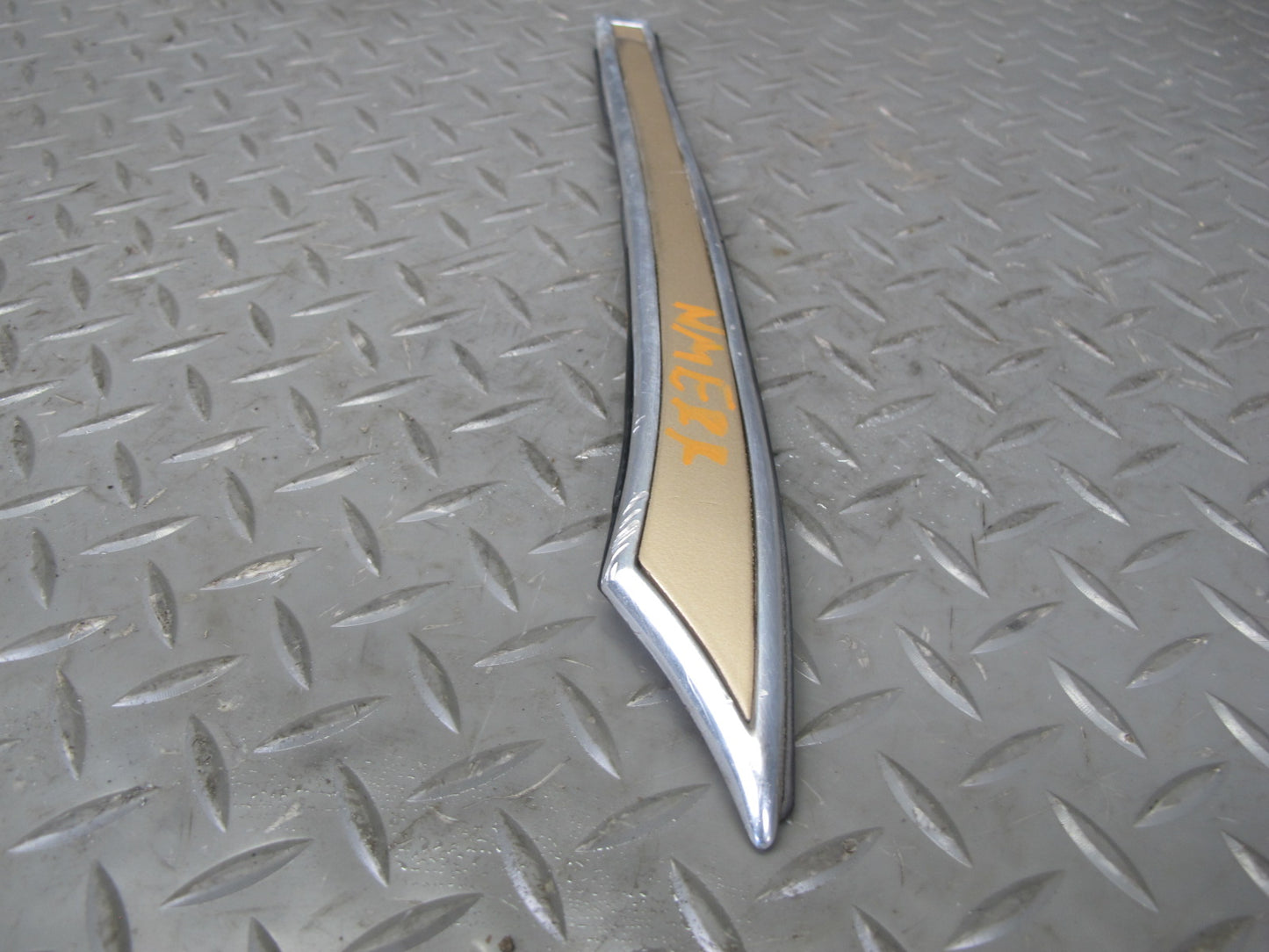77-85 Mercedes W123 Sedan Set of 2 Rear Quarter C Pillar Trim Molding OEM
