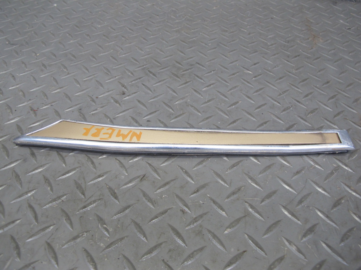 77-85 Mercedes W123 Sedan Set of 2 Rear Quarter C Pillar Trim Molding OEM