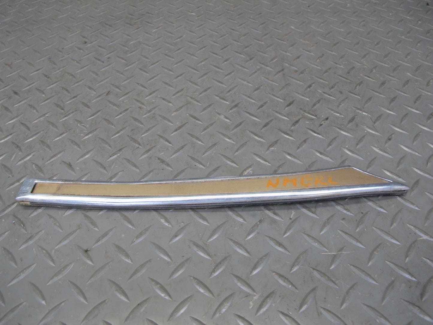 77-85 Mercedes W123 Sedan Set of 2 Rear Quarter C Pillar Trim Molding OEM