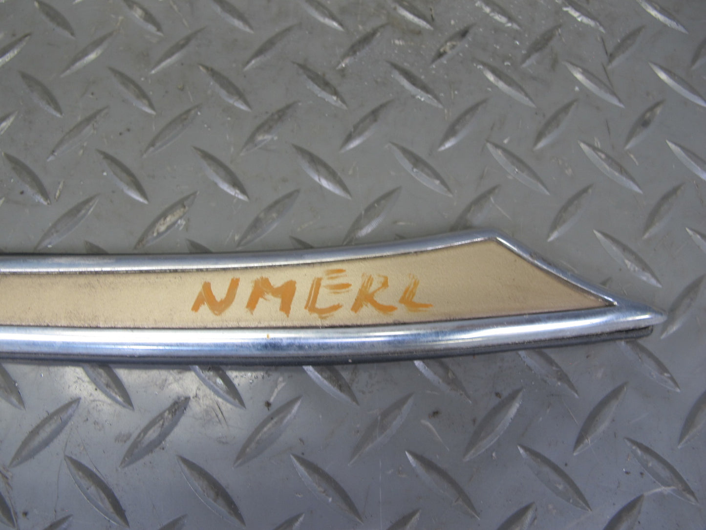 77-85 Mercedes W123 Sedan Set of 2 Rear Quarter C Pillar Trim Molding OEM