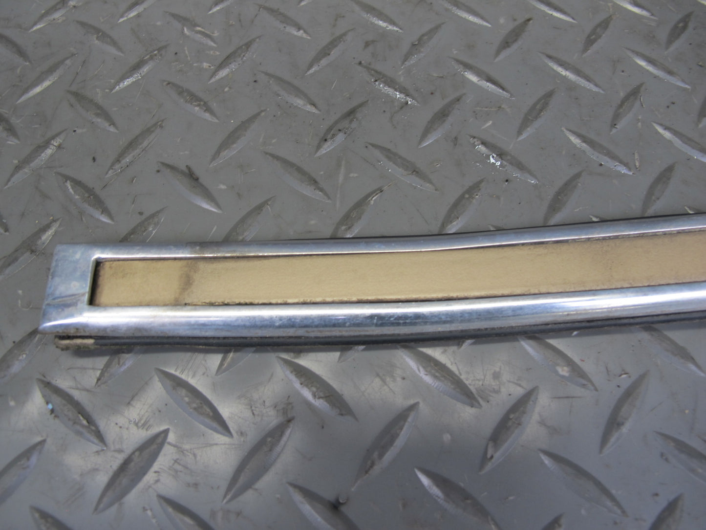 77-85 Mercedes W123 Sedan Set of 2 Rear Quarter C Pillar Trim Molding OEM