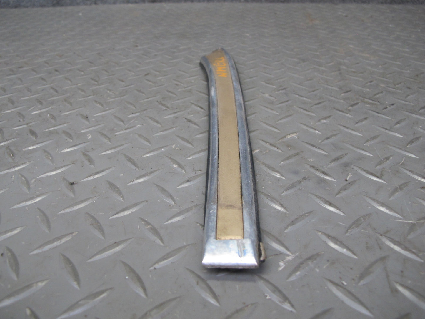 77-85 Mercedes W123 Sedan Set of 2 Rear Quarter C Pillar Trim Molding OEM