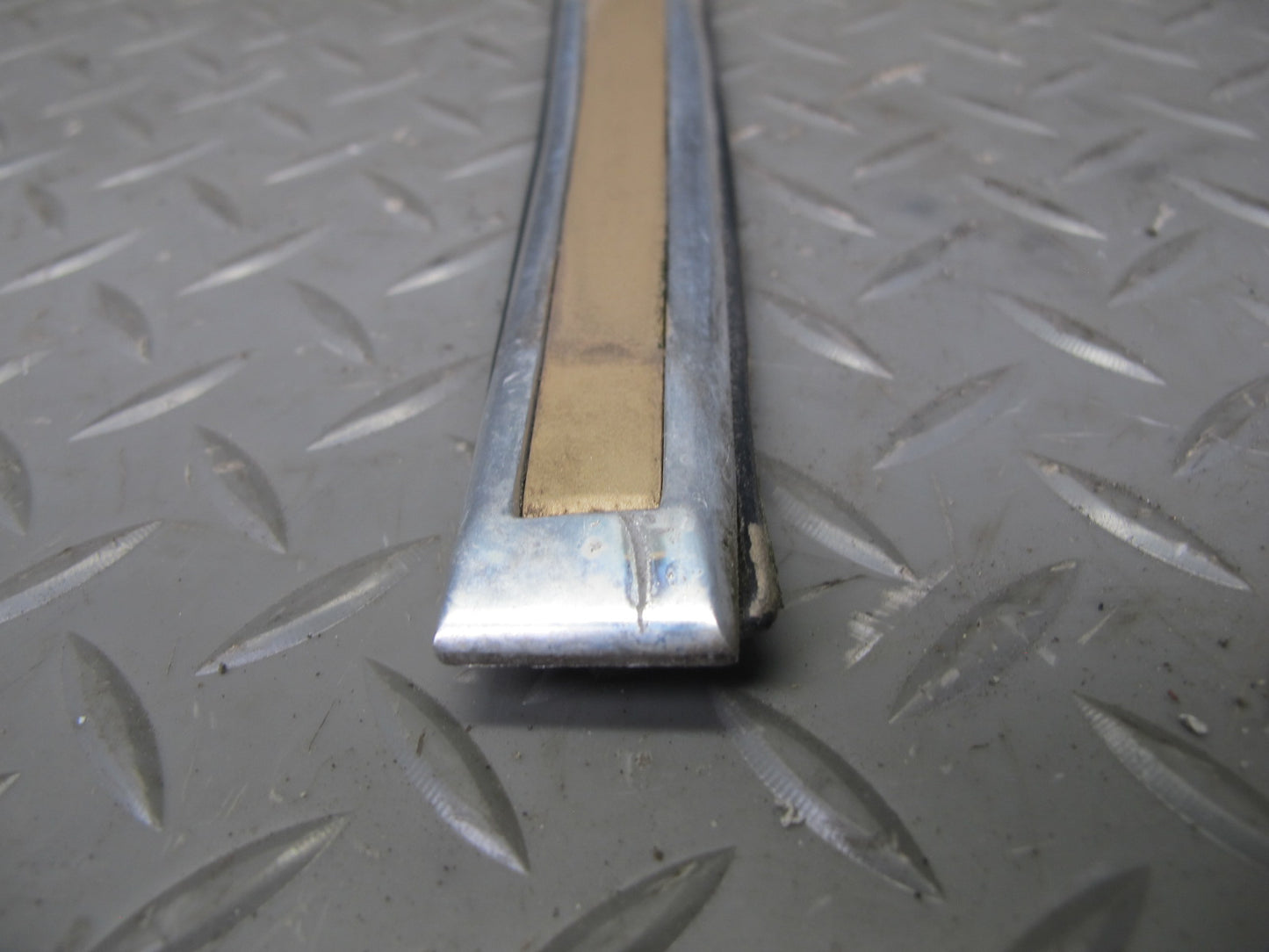 77-85 Mercedes W123 Sedan Set of 2 Rear Quarter C Pillar Trim Molding OEM