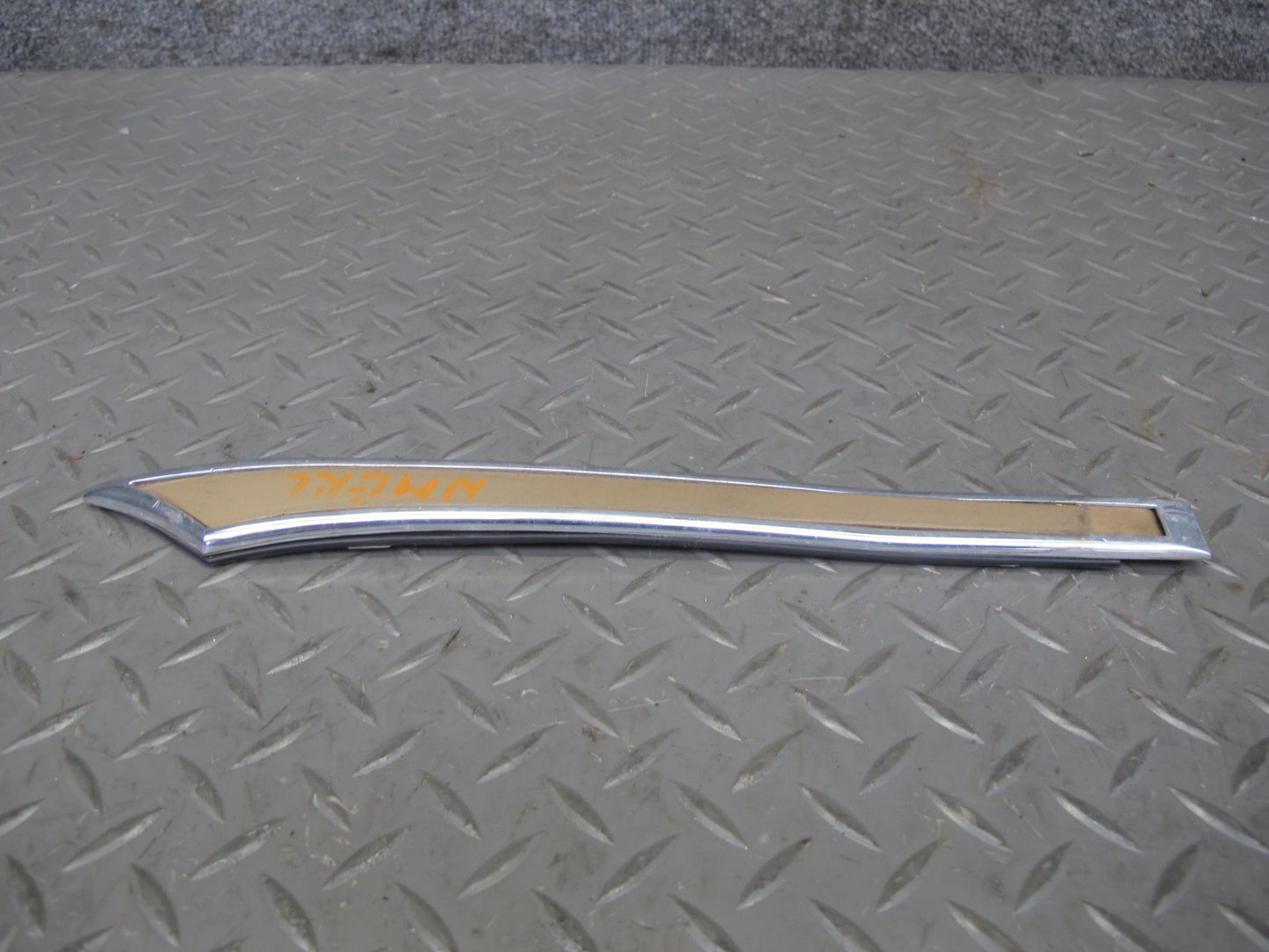 77-85 Mercedes W123 Sedan Set of 2 Rear Quarter C Pillar Trim Molding OEM
