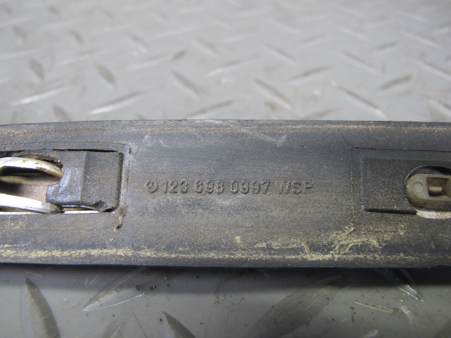 77-85 Mercedes W123 Sedan Set of 2 Rear Quarter C Pillar Trim Molding OEM