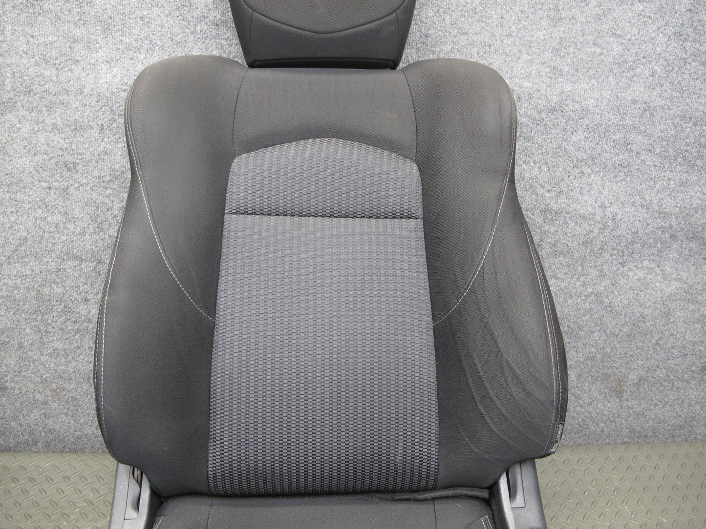 10-16 Nissan 370Z Z34 Convertible Base Front Left Right Cloth Seat Set Black OEM