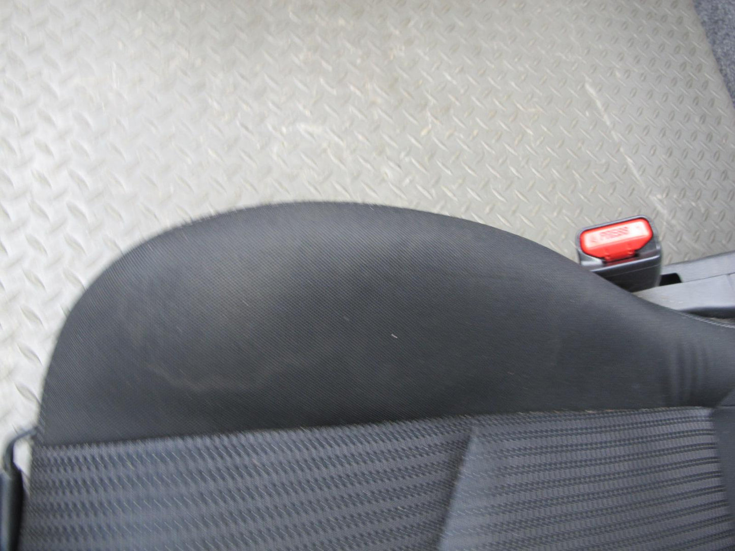 10-16 Nissan 370Z Z34 Convertible Base Front Left Right Cloth Seat Set Black OEM