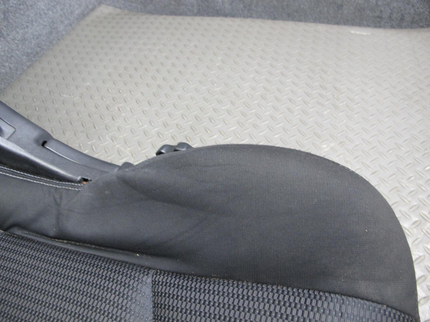 10-16 Nissan 370Z Z34 Convertible Base Front Left Right Cloth Seat Set Black OEM