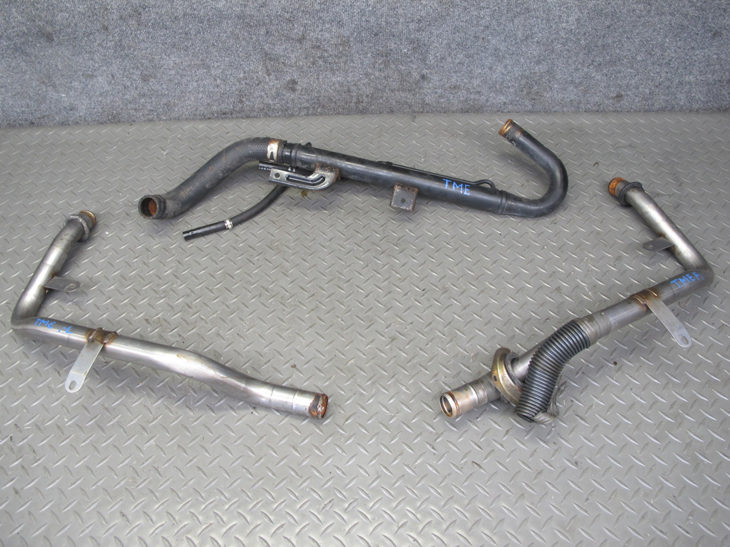 91-95 Toyota MR2 NA Auto Transmission & Engine Oil Cooler Pipe Line Set OEM