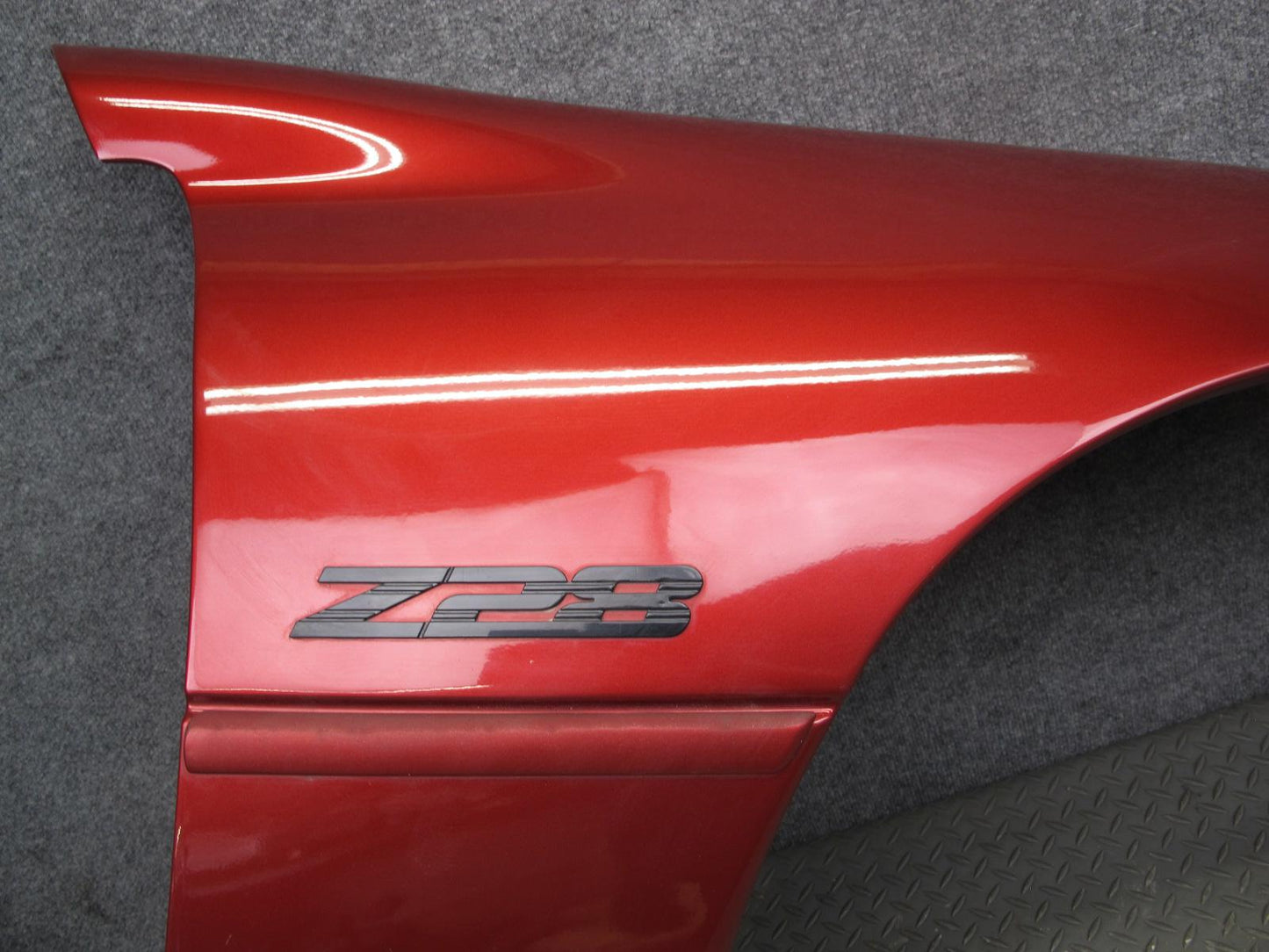 98-02 Chevrolet Camaro Z28 Front Right Fender Shell Cover Panel RED OEM