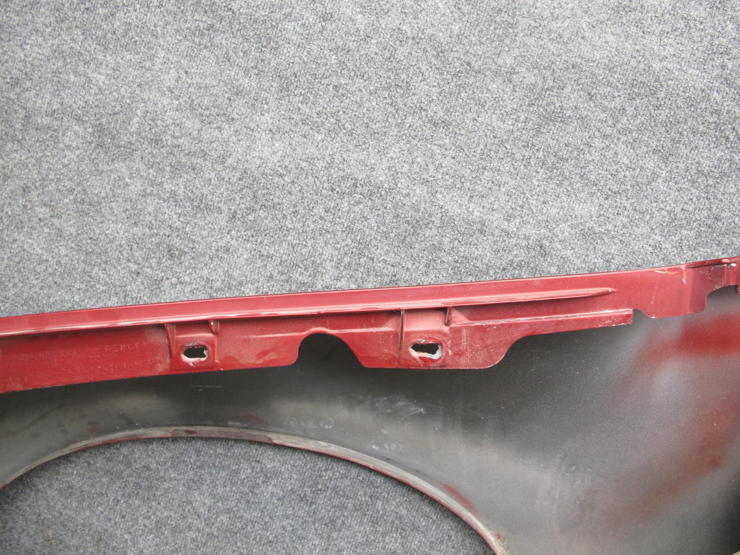 98-02 Chevrolet Camaro Z28 Front Right Fender Shell Cover Panel RED OEM