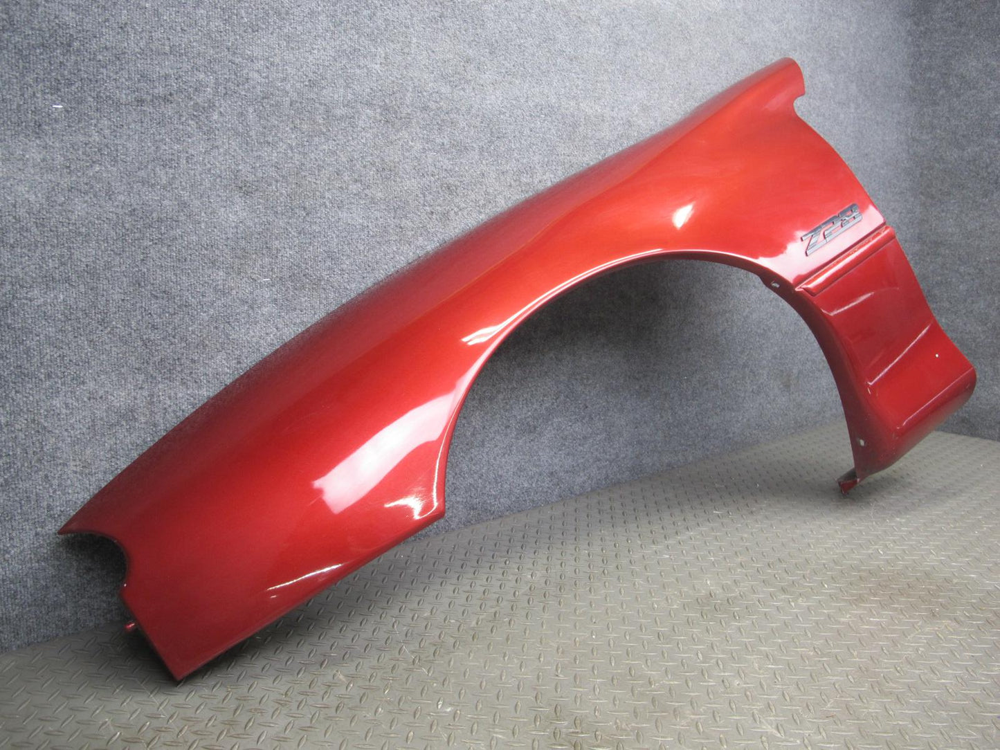 98-02 Chevrolet Camaro Z28 Front Left Fender Shell Cover Panel RED OEM