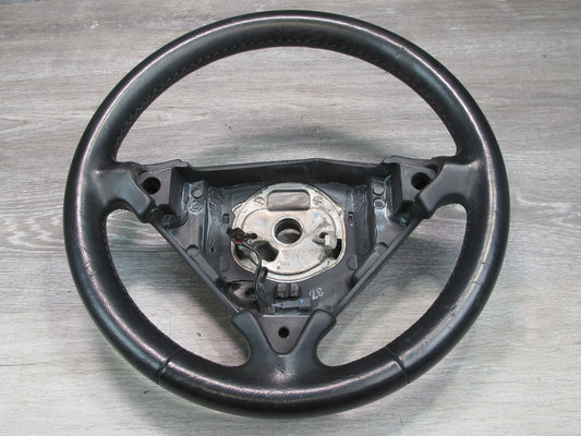 2008-2010 Porsche Cayenne 957 Front Left Leather 3 Spoke Steering Black