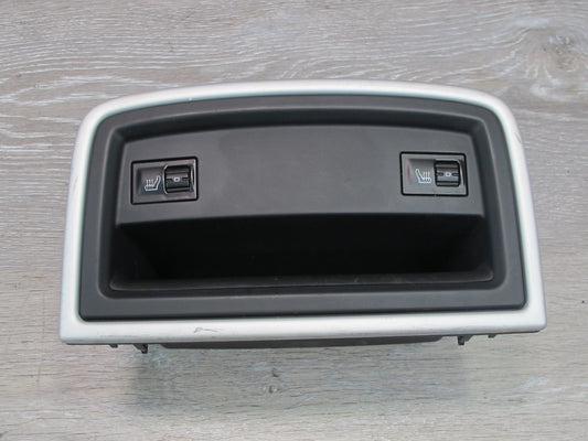 2003-2010 Porsche Cayenne 957 Rear Center Console Heated Seat Switch Tray Trim