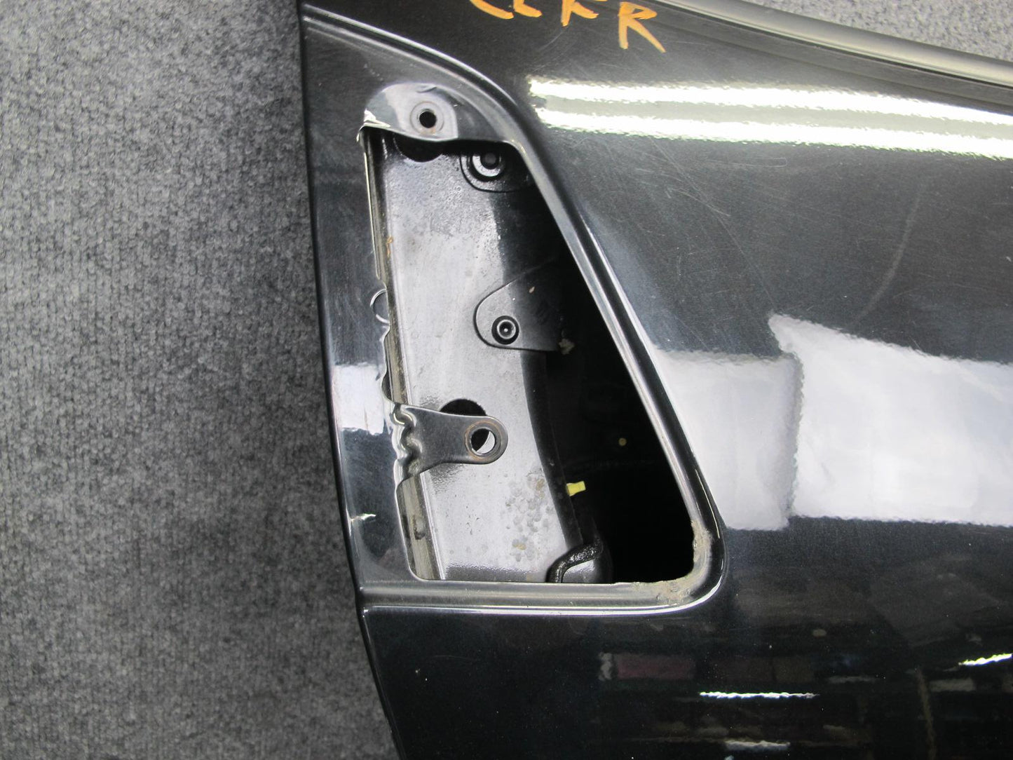 10-19 Nissan Z34 370Z Convertible Right Passenger Door Shell Panel Black OEM