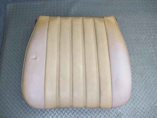 82-85 Mercedes W123 Front Left Seat Lower Leather Cushion w Frame Track Rail OEM