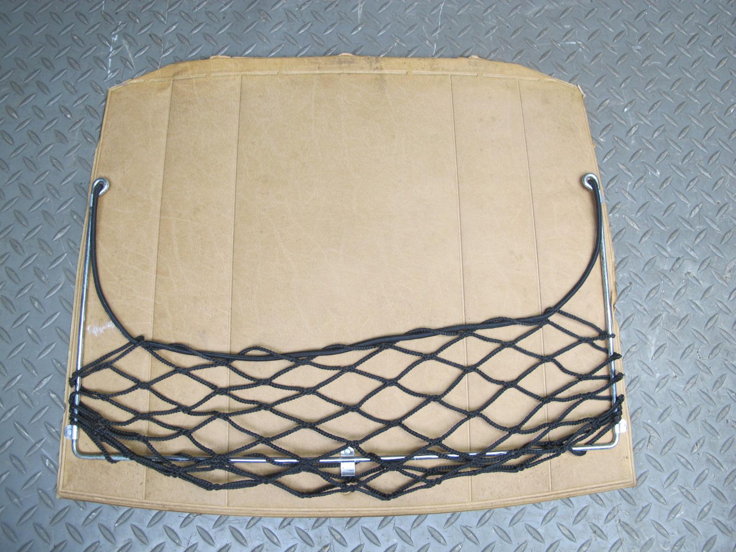 77-85 Mercedes W123 Front Left Seat Back Trim Cover Panel OEM