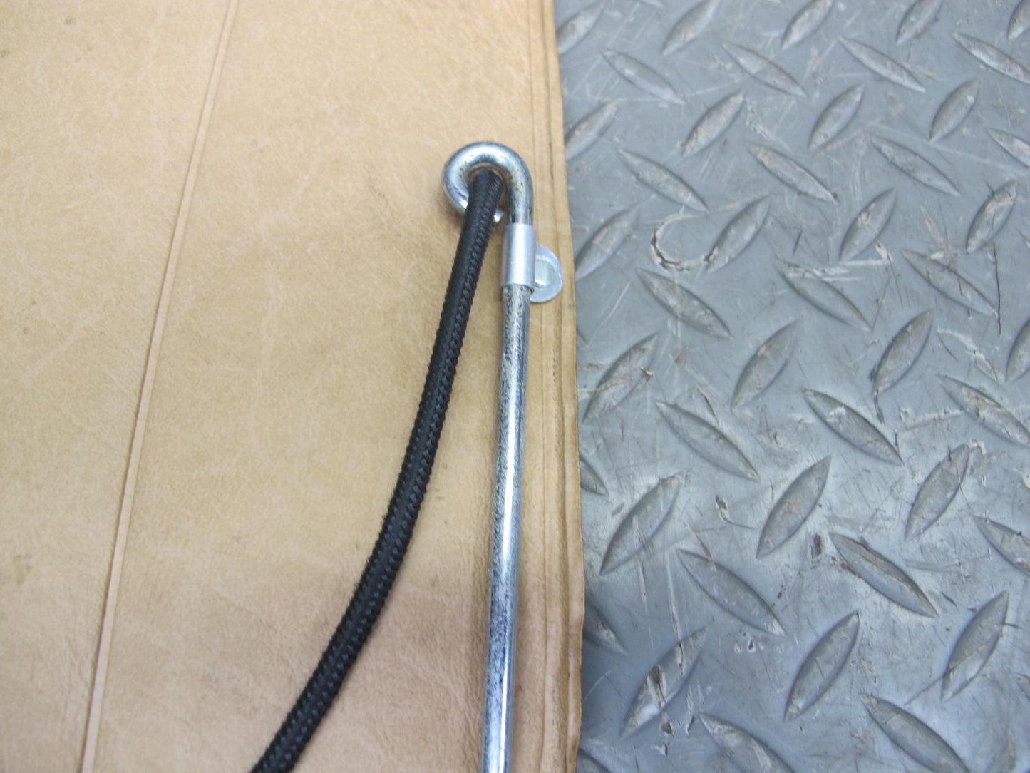 77-85 Mercedes W123 Front Left Seat Back Trim Cover Panel OEM