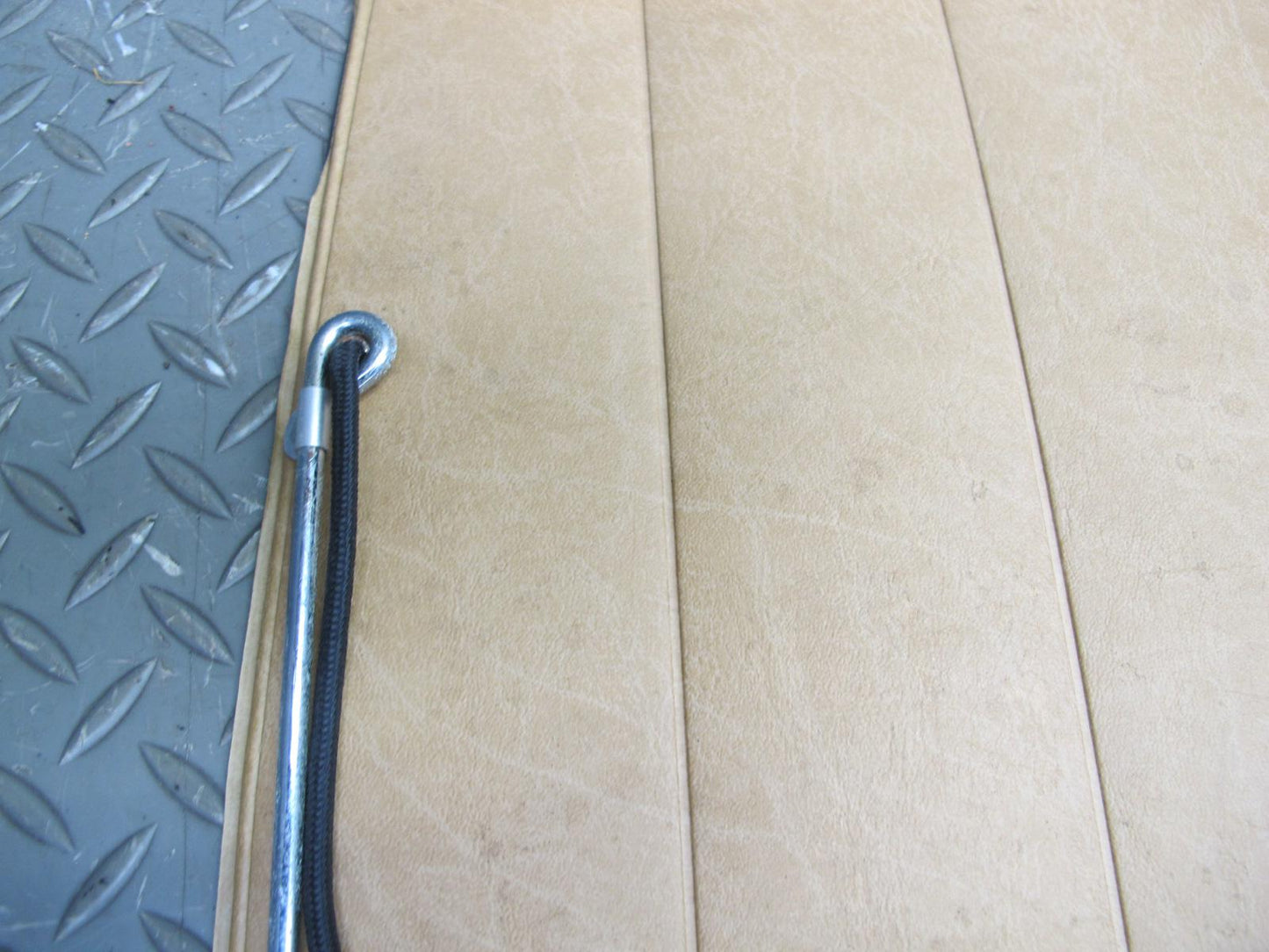 77-85 Mercedes W123 Front Left Seat Back Trim Cover Panel OEM