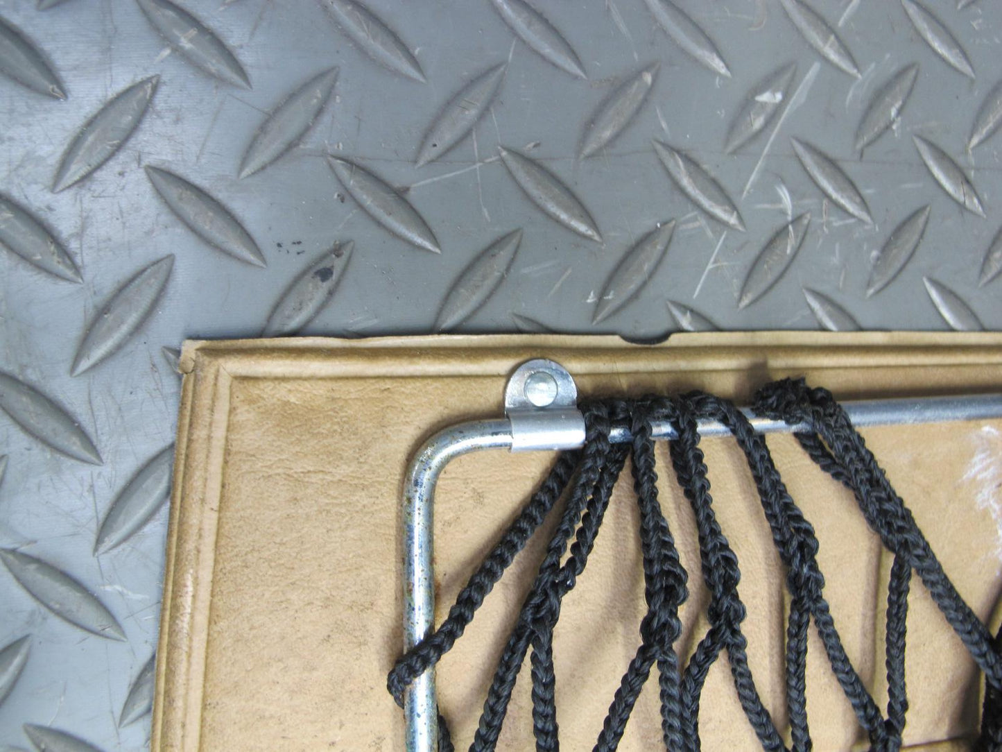 77-85 Mercedes W123 Front Left Seat Back Trim Cover Panel OEM