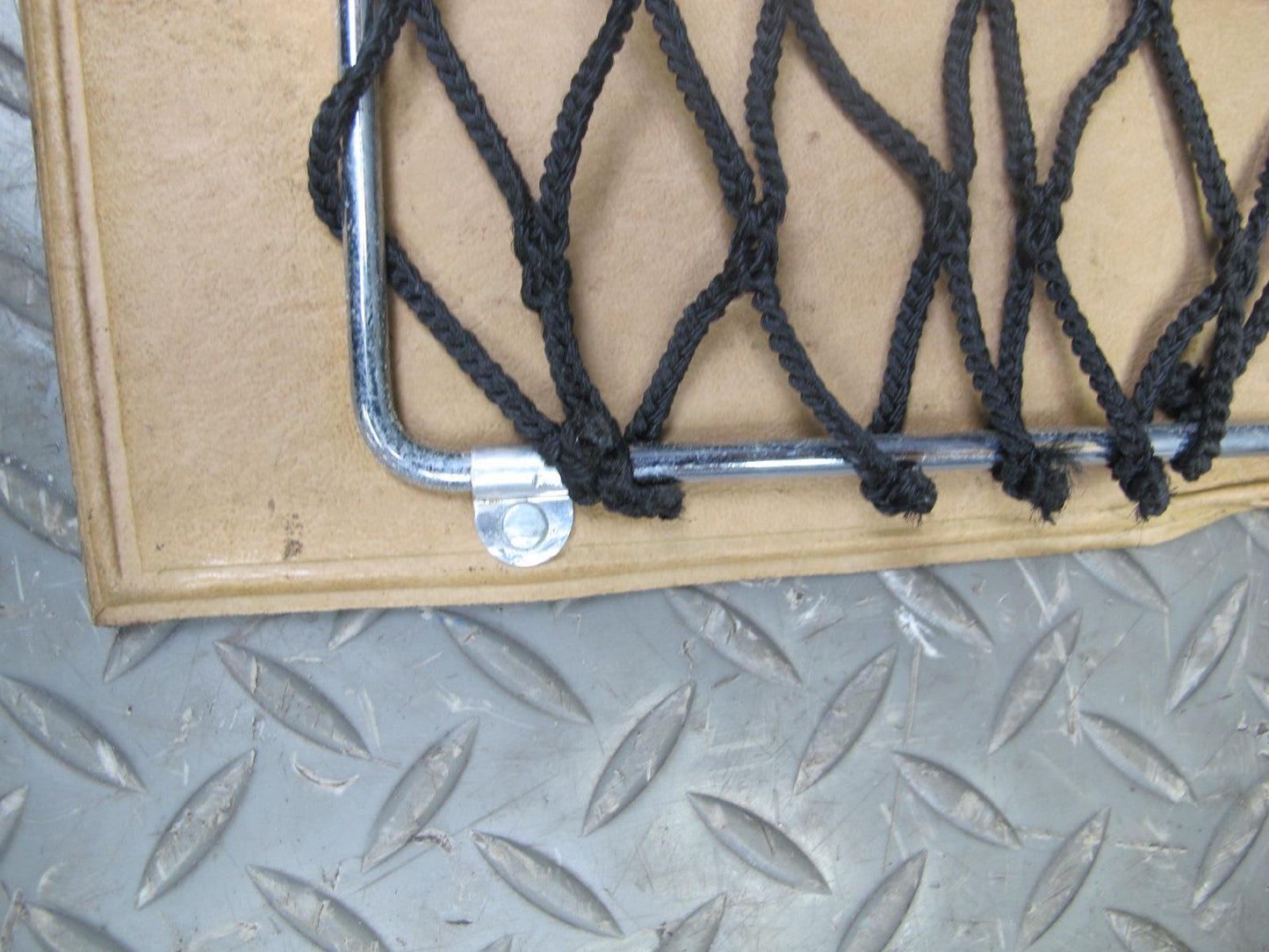 77-85 Mercedes W123 Front Left Seat Back Trim Cover Panel OEM