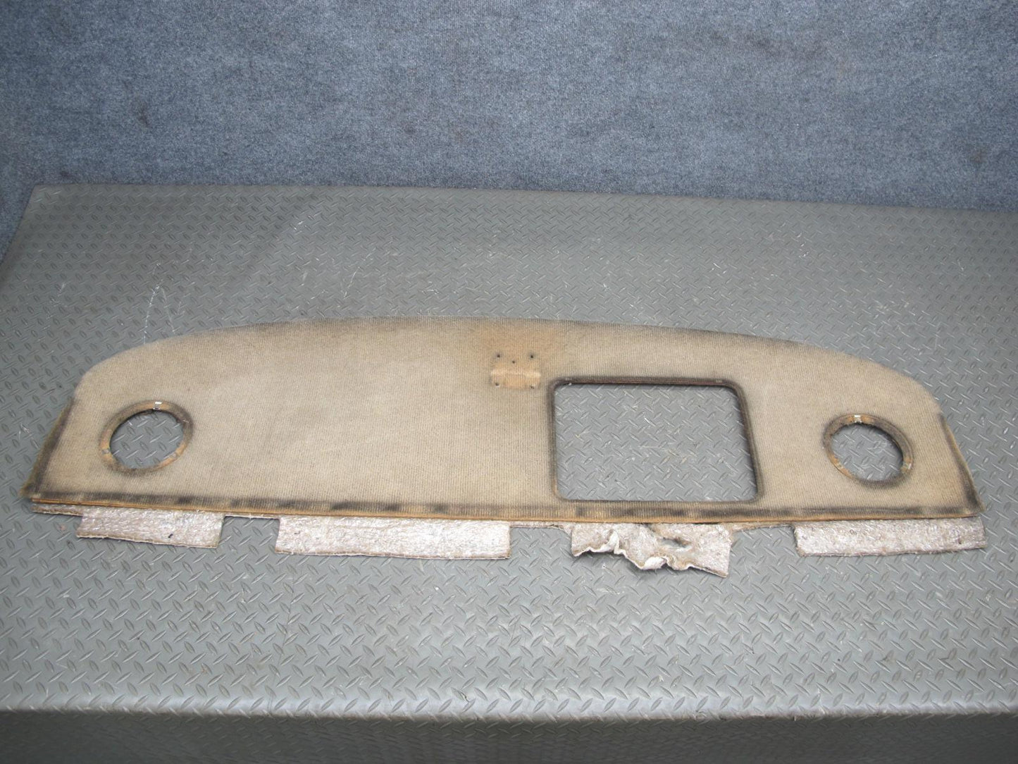 77-85 Mercedes W123 Sedan Rear Parcel Shelf Trim Cover Panel OEM