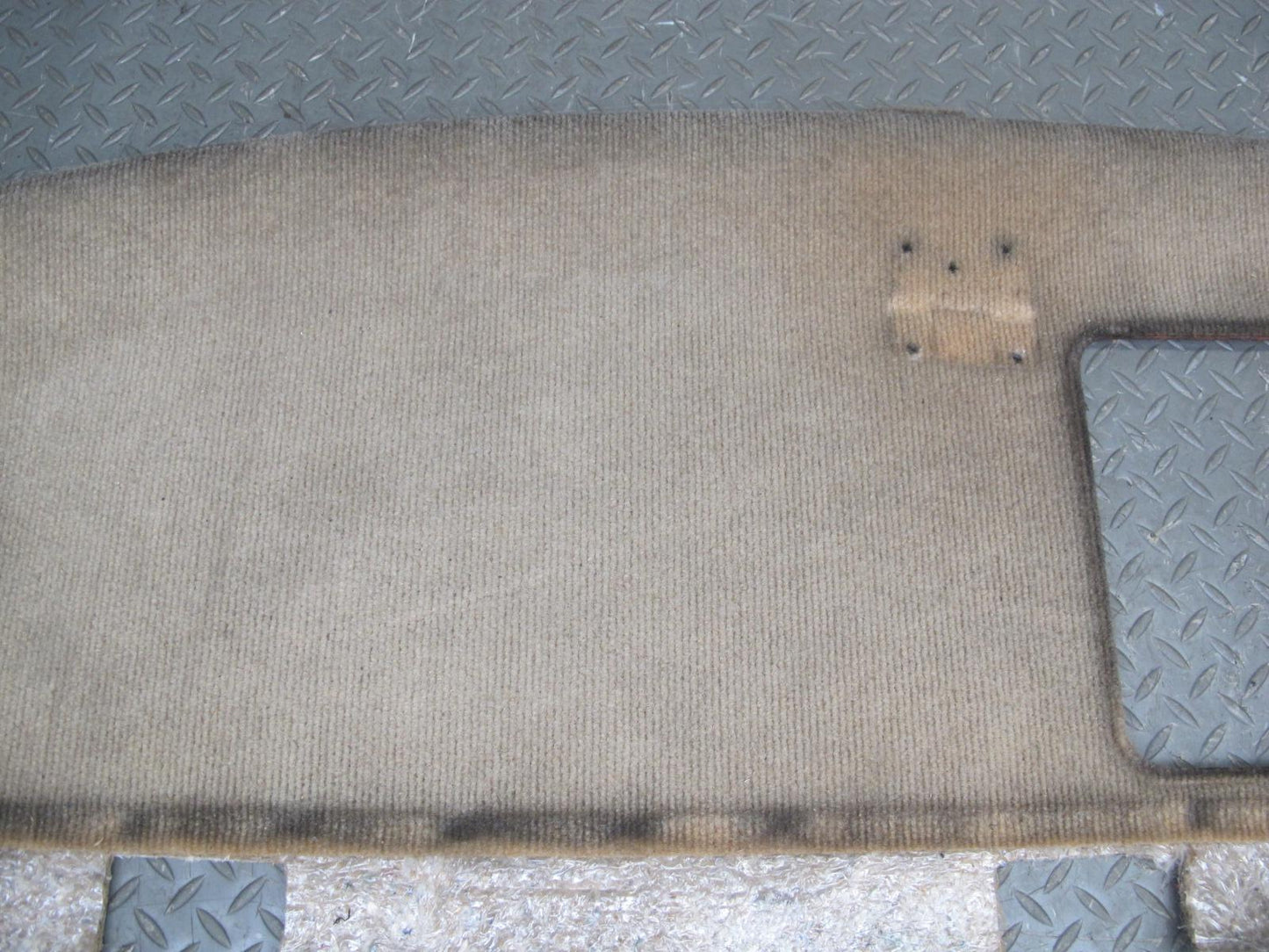 77-85 Mercedes W123 Sedan Rear Parcel Shelf Trim Cover Panel OEM